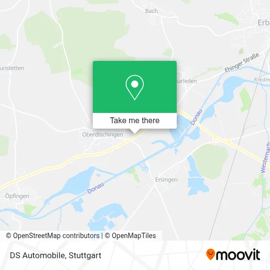DS Automobile map