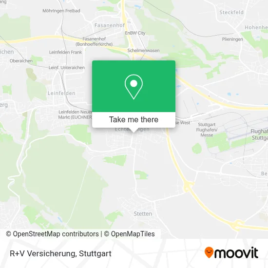 R+V Versicherung map