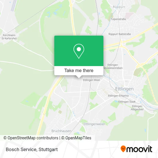 Bosch Service map
