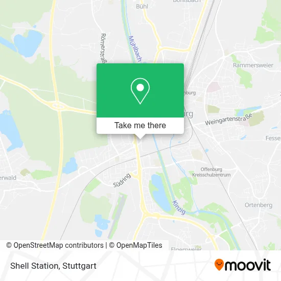 Shell Station map