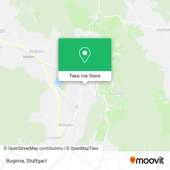 Bugima map