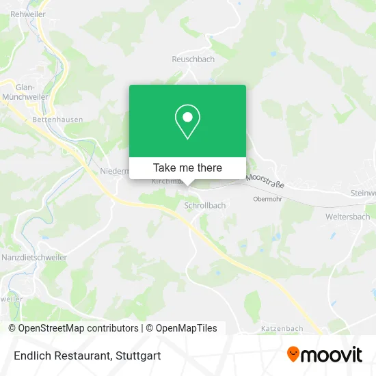 Endlich Restaurant map