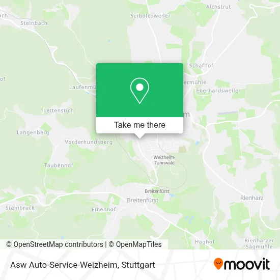 Asw Auto-Service-Welzheim map