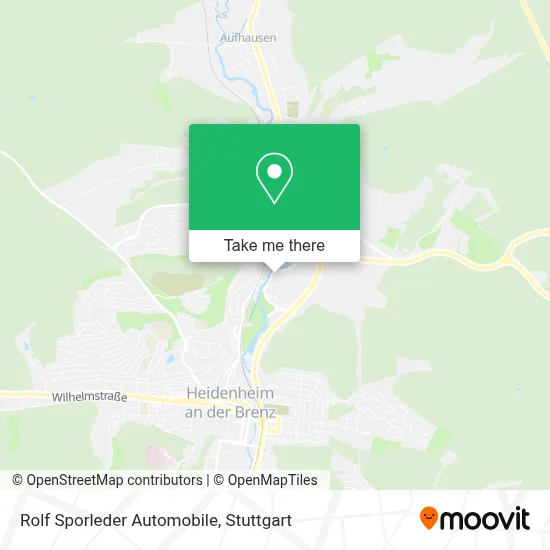 Rolf Sporleder Automobile map