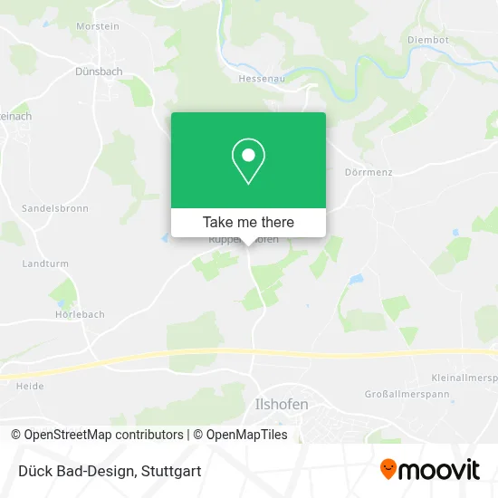 Dück Bad-Design map
