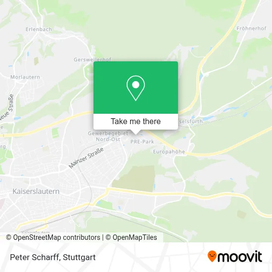 Peter Scharff map
