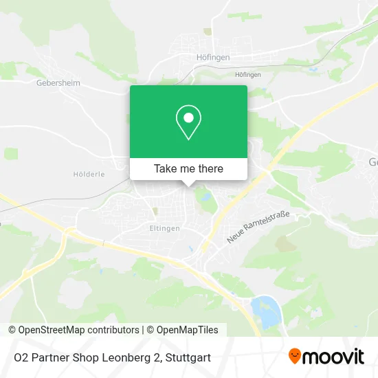 O2 Partner Shop Leonberg 2 map