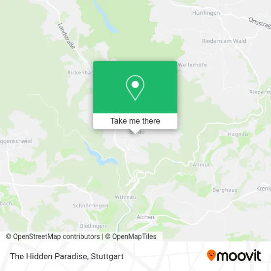The Hidden Paradise map