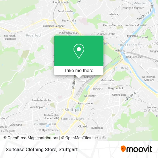 Suitcase Clothing Store map