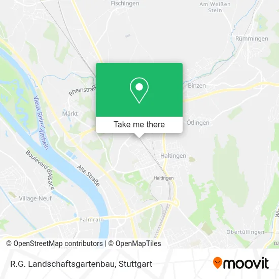 R.G. Landschaftsgartenbau map