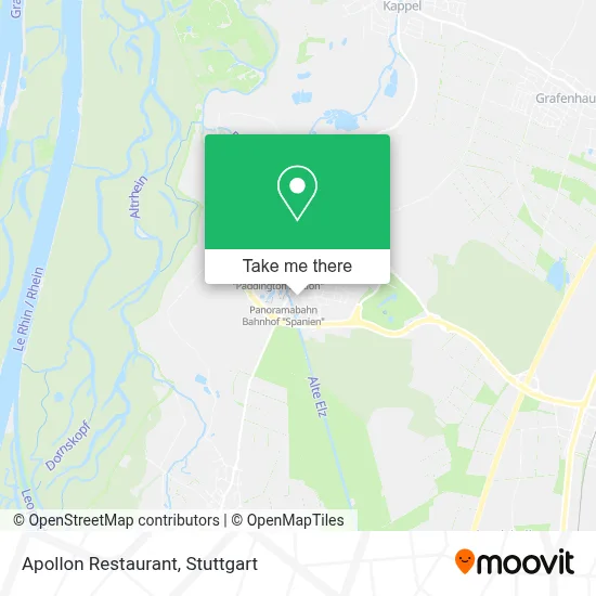 Restaurant Apollon map