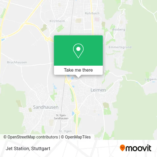 Jet Station map