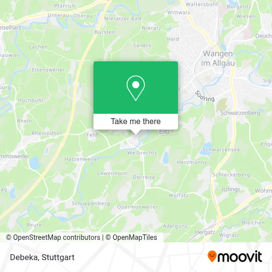 Debeka map