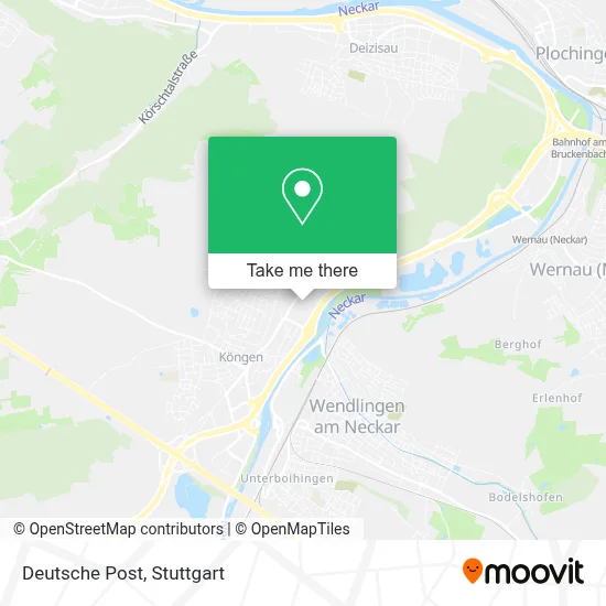 Deutsche Post map