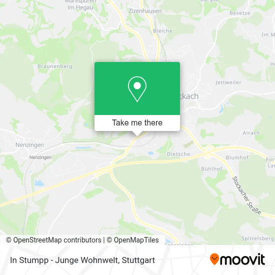 In Stumpp - Junge Wohnwelt map