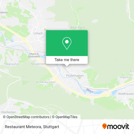 Restaurant Meteora map