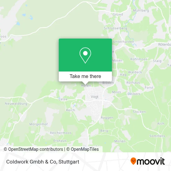 Coldwork Gmbh & Co map