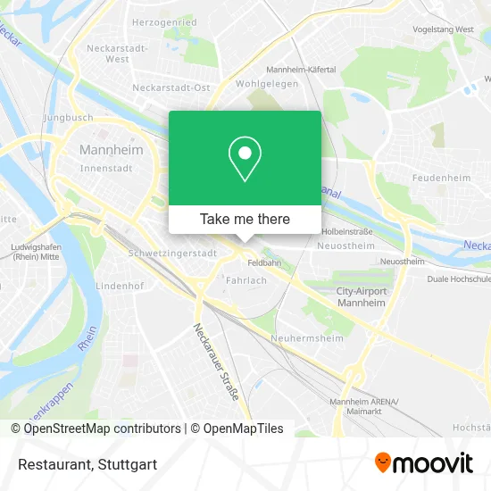 Restaurant map