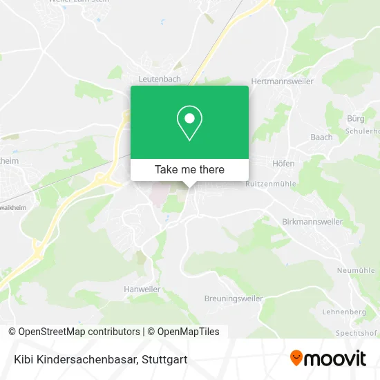 Kibi Kindersachenbasar map