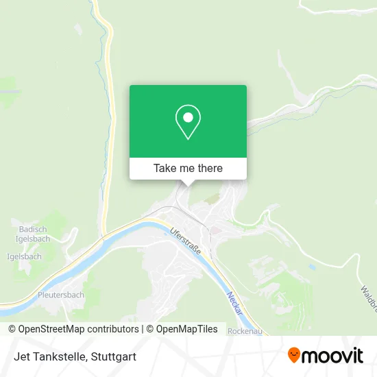 Jet Tankstelle map
