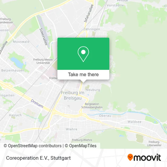 Coreoperation E.V. map