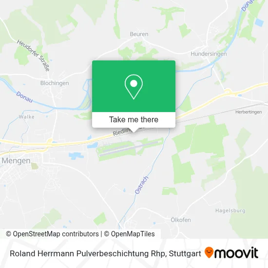 Roland Herrmann Pulverbeschichtung Rhp map