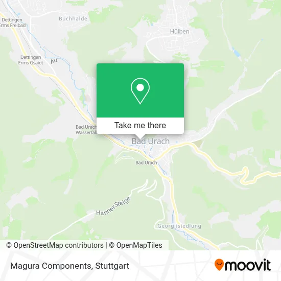 Magura Components map