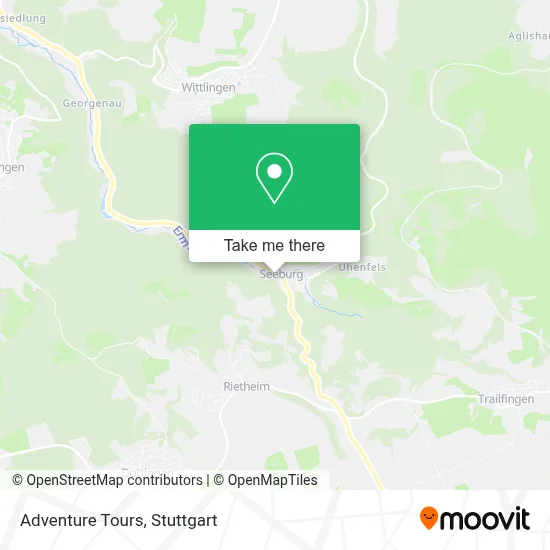 Adventure Tours map