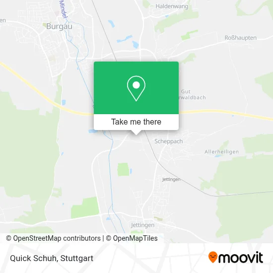 Quick Schuh map