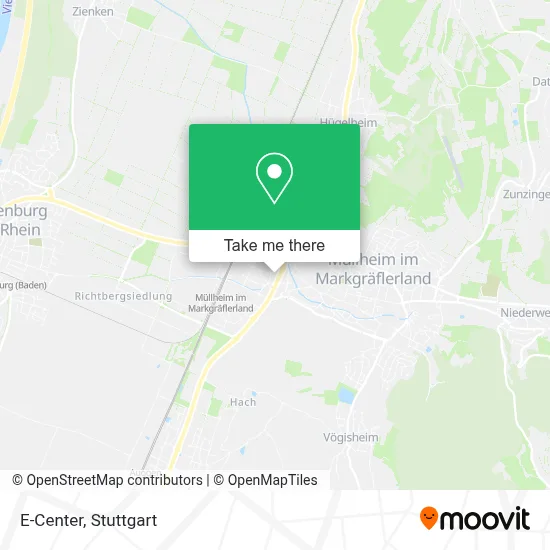E-Center map