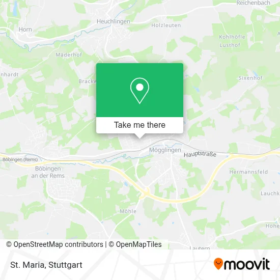 St. Maria map