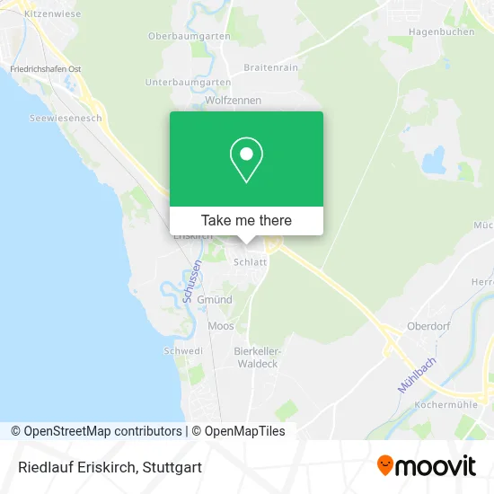 Riedlauf Eriskirch map