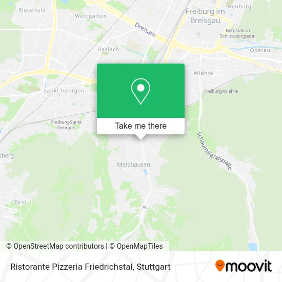Ristorante Pizzeria Friedrichstal map