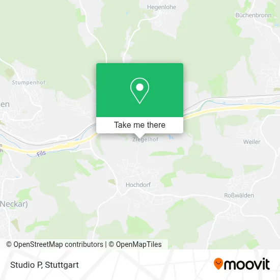 Studio P map