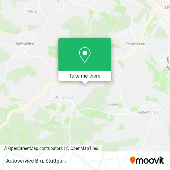 Autoservice Bm map