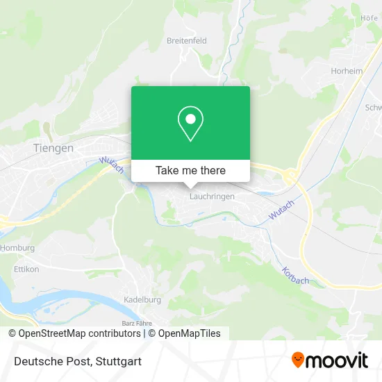 Deutsche Post map