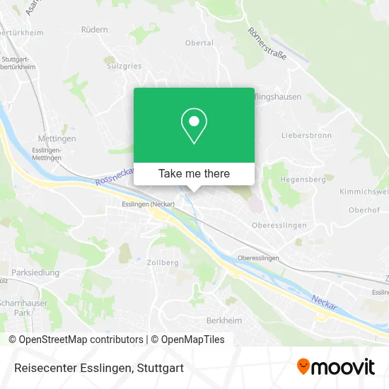 Reisecenter Esslingen map