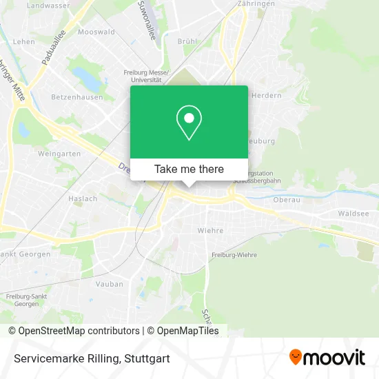 Servicemarke Rilling map