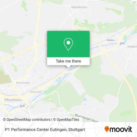 P1 Performance Center Eutingen map