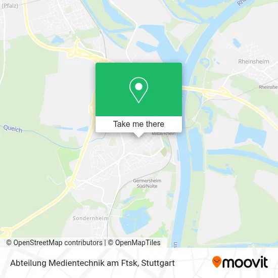 Abteilung Medientechnik am Ftsk map