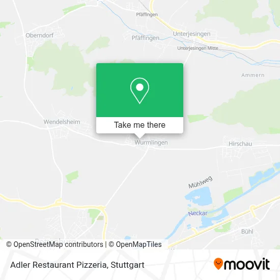 Ristorante Pizzeria Adler map