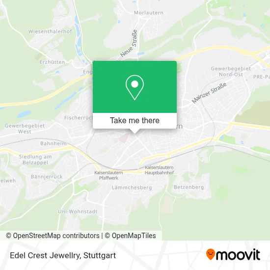 Edel Crest Jewellry map