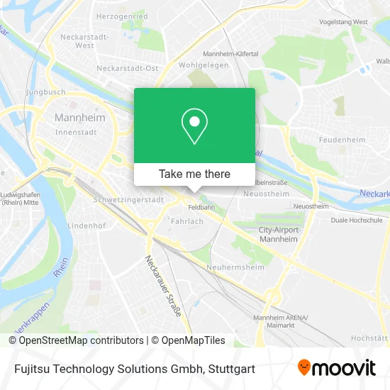 Fujitsu Technology Solutions Gmbh map