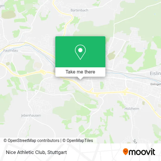 Nice Athletic Club map