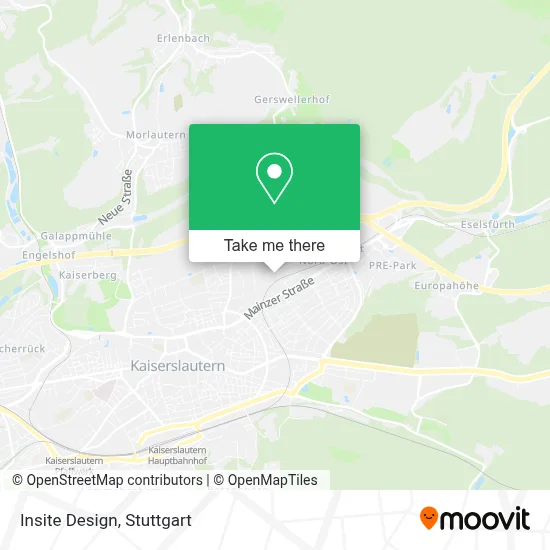 Insite Design map