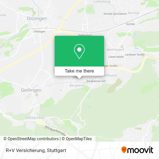 R+V Versicherung map