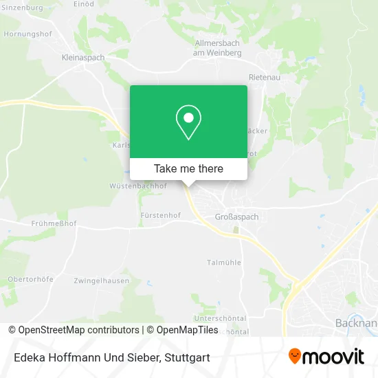 Edeka Hoffmann Und Sieber map
