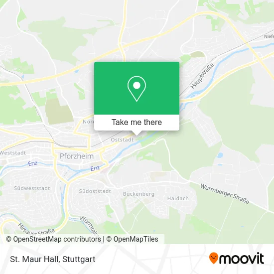 St. Maur Hall map