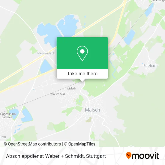 Abschleppdienst Weber + Schmidt map