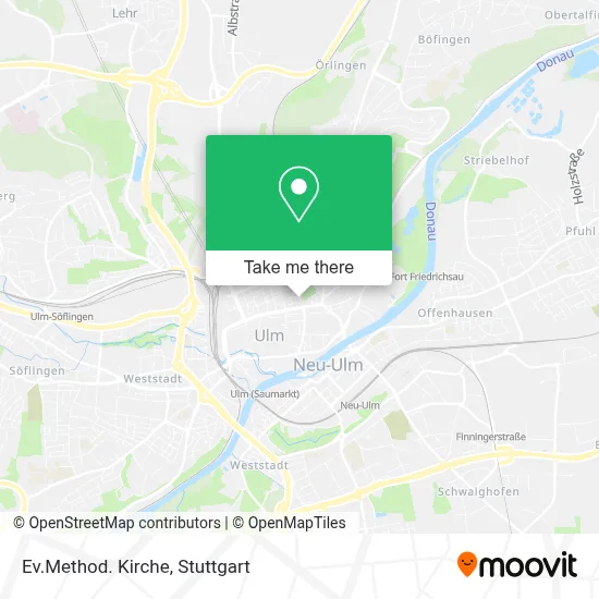 Ev.Method. Kirche map